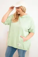 Kesi Włoski dámská plus size mikina s potiskem