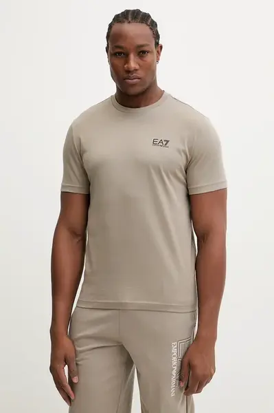 Bavlněné tričko EA7 Emporio Armani