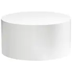 Livetastic KONFERENČNÍ STOLEK, vysoce lesklá bílá, kompozitní dřevo, 60/60/30 cm