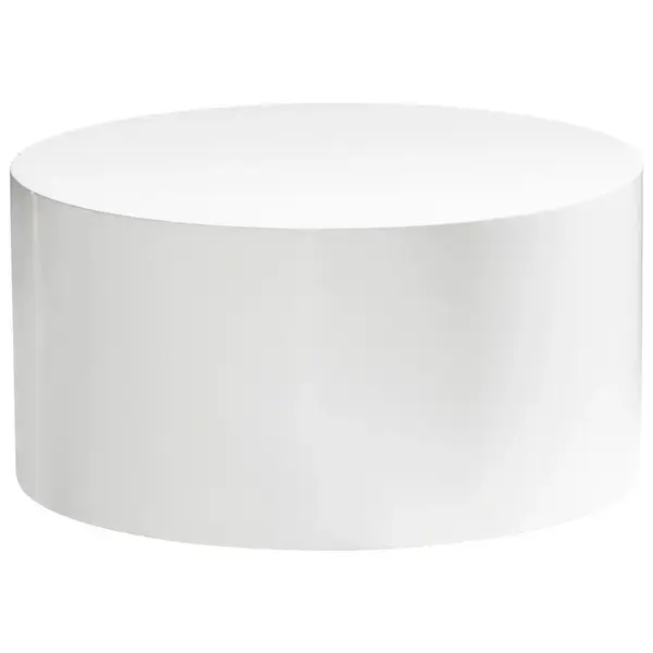 Livetastic KONFERENČNÍ STOLEK, vysoce lesklá bílá, kompozitní dřevo, 60/60/30 cm