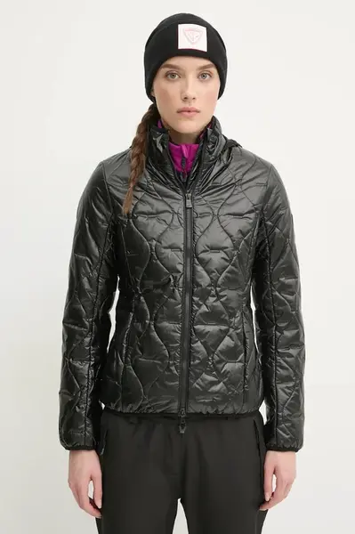 Bunda EA7 Emporio Armani dámská, černá barva, přechodná, TNIBZ.6DTB05