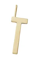 Pozlacený stříbrný přívěsek Design Letters