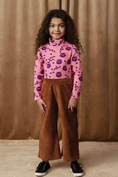 Dětské bavlněné tričko s dlouhým rukávem Mini Rodini Squiggly cats