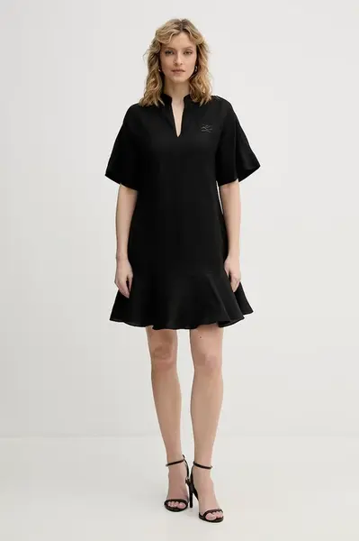 Karl Lagerfeld šaty se lnem