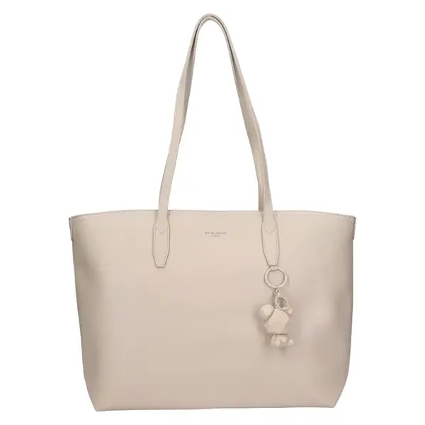 Dámska kabelka David Jones Abby - krémová