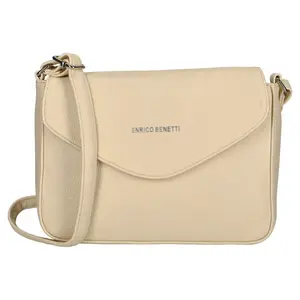 Dámska crossbody kabelka Enrico Benetti Karial - krémová