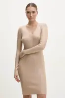 Šaty Answear.LAB zlatá barva, mini