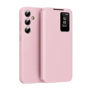 Techsuit SmartView, Samsung Galaxy S25 FE, růžové