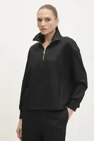 Mikina Answear.LAB dámská, černá barva, hladká