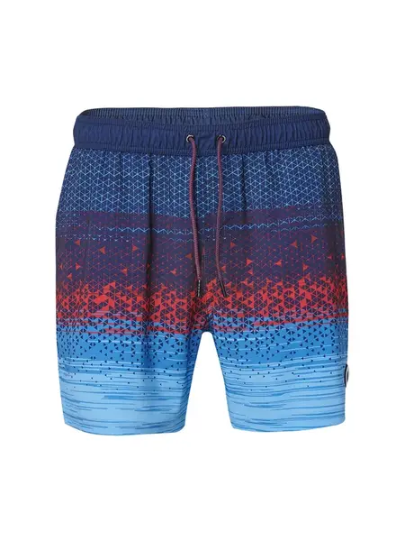 KOROSHI Plavecké šortky  modrá / námornícka modrá / svetlomodrá / červená