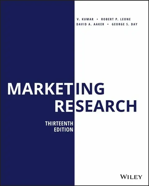 Marketing Research - David A. Aaker, V.  Kumar, Robert P.  Leone, George S.  Day