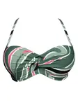 SugarShape Bikinový top 'Mambo'  jedľová / svetlozelená / čierna