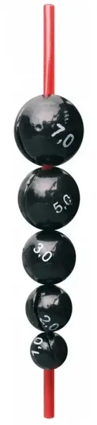 Cralusso zátěž globular wieght with silicone - 20 g 3 ks