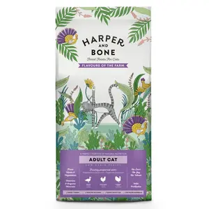Harper and Bone Cat Adult příchutě farmy 5 kg