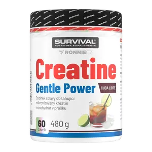 Survival Creatine Monohydrate Gentle Power 480 g cuba libre