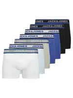 JACK & JONES Boxerky 'Hudson'  modrá / svetlosivá / zmiešané farby / čierna / biela