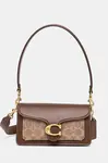 Kožená kabelka Coach Tabby hnědá barva, CY200