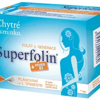 CHYTRÉ MIMINKO Superfolin 1 PLAN 30 tablet
