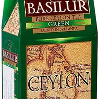 BASILUR Island of Tea Ceylon Green papír 100 g