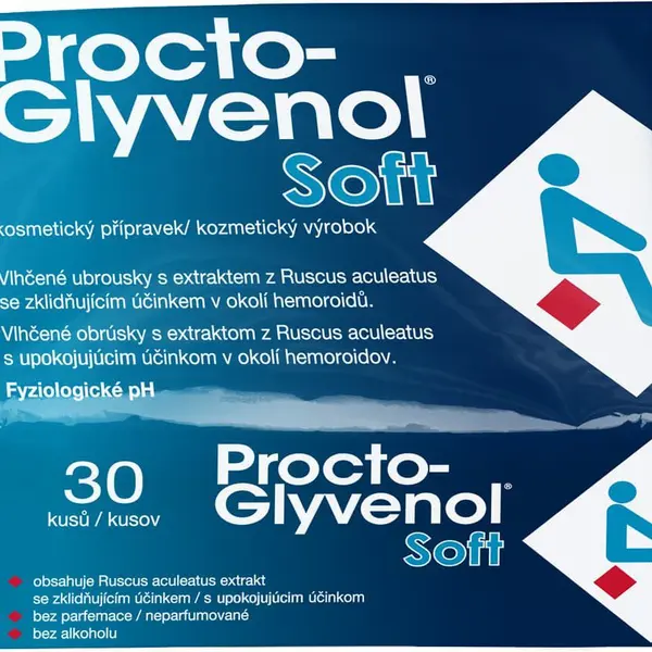PROCTO-GLYVENOL® Soft Vlhčené ubrousky 30 ks