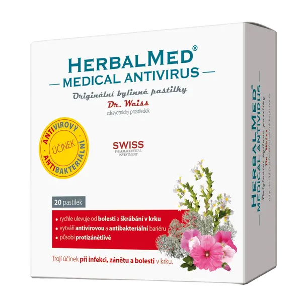 DR.WEISS HERBALMED Medical Antivirus 20 pastilek