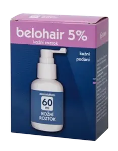 BELOHAIR 5% dermální roztok 60 ml