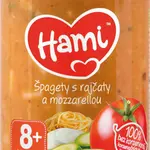 HAMI zeleninový příkrm Špagety s rajčaty a mozzarellou, 8+ 200 g