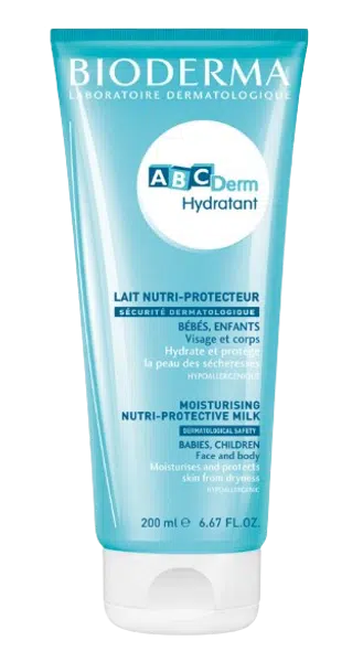 BIODERMA ABCDerm Hydratant dětské hydratační tělové mléko 200 ml