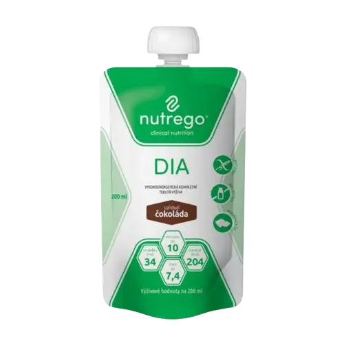 NUTREGO DIA čokoláda por.sol. 12 x 200 ml