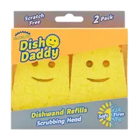 SCRUB DADDY Dish Daddy - Náhradní houbičky, Yellow 2 ks