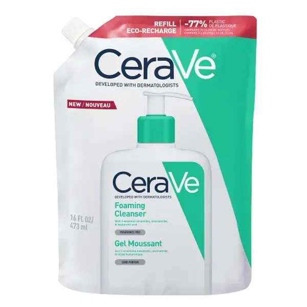 CERAVE Čistící pěnící gel náplň 473 ml