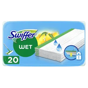 SWIFFER Sweeper Čisticí Ubrousky Na Podlahu S Citrus Fresh Vůní 20 ks