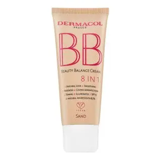 Dermacol BB Beauty Balance Cream 8in1 BB krém pro sjednocenou a rozjasněnou pleť Sand 30 ml