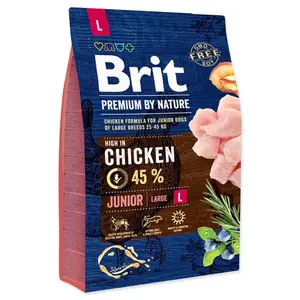 Brit Premium by Nature Junior L 3 kg | Granule pro psy