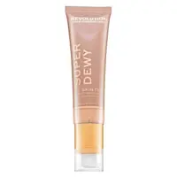 Makeup Revolution Super Dewy Skin Tint Moisturizer tónující a hydratační emulze Medium Light 55 ml