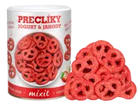 MIXIT preclíky Jogurtová čokoláda s jahodami 250 g