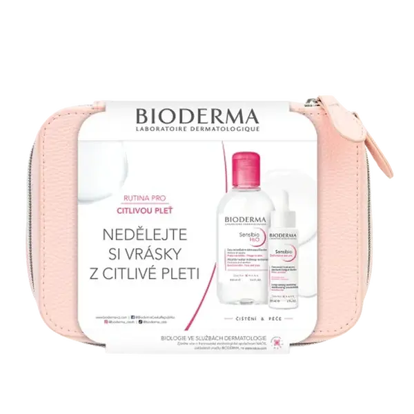 BIODERMA Sensibio dárkový balíček pro citlivou pleť a vrásky