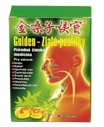 GOLDEN Zlaté pastilky 12 pastilek
