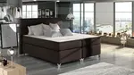 Boxspring Amadeo Rozměr: 160 x 200 cm, látka: Soft 66, Varianta: Bez LED osvětlení