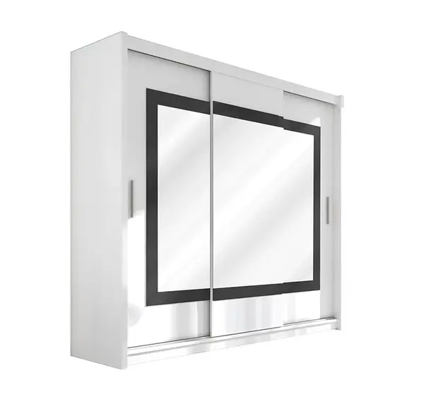 Šatní skříň Preston Barva korpusu: Bílá, Rozměry: 250 cm