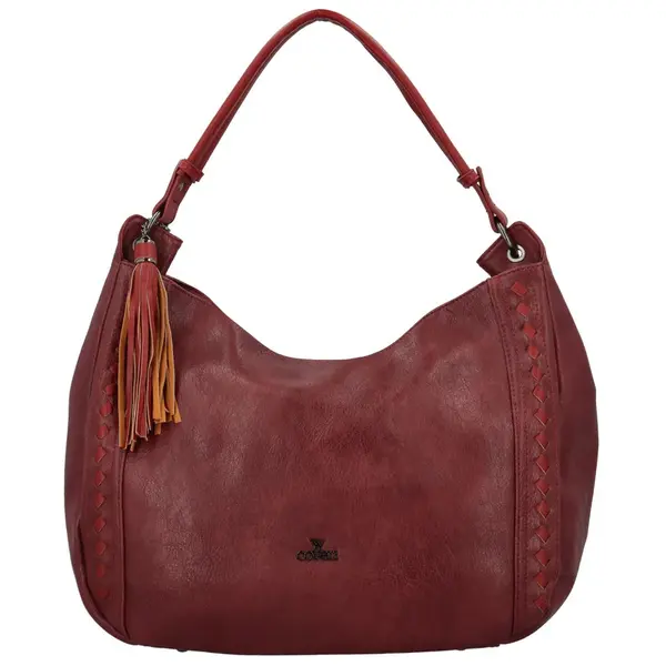 Dámska kabelka na rameno vínová - Coveri Elanora