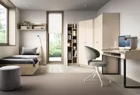 Dětský pokoj Alessio 2 Barva korpusu + barva dveří: Pískově béžová / Dub olejovaný