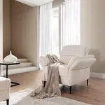 Křeslo Fosano Nožičky: Nožičky kovové - chrom, látka: Riviera 36