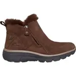 Skechers EASY GOING - HIGH ZIP 2 Dámska zimná obuv, hnedá, veľkosť