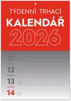 Týdenní trhací kalendář 2026 - nástěnný kalendář