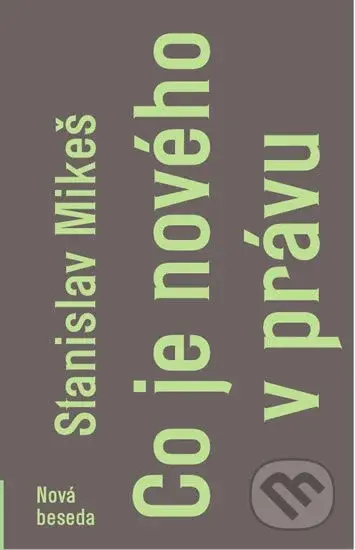 Co je nového v právu - Stanislav Mikeš - kniha z kategorie Odborné a naučné