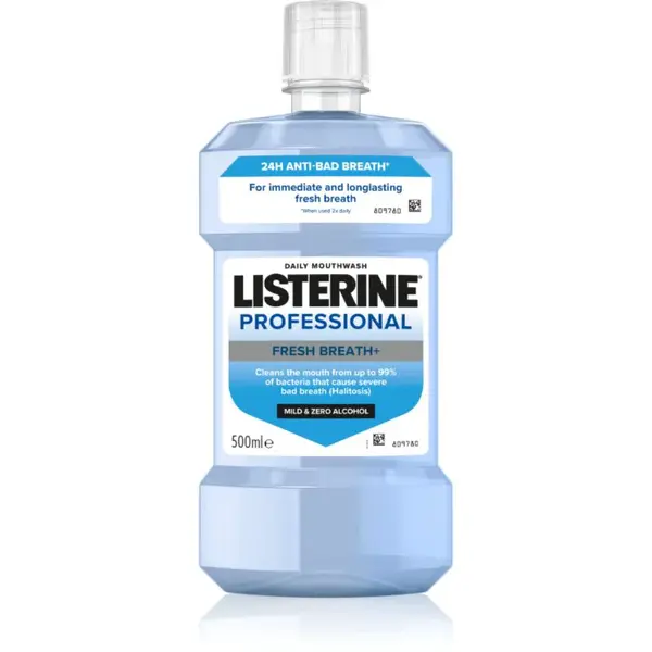 Listerine Professional Fresh Breath+ ústní voda pro svěží dech 500 ml