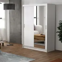 Šatní skříň Rico 3 Barva korpusu: Bílá, Rozměry: 150 cm