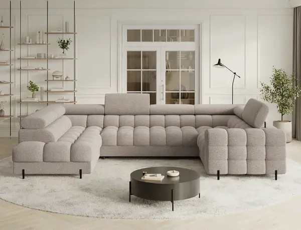 Sedací souprava Fectory Provedení: Levá U, látka: Royal 18