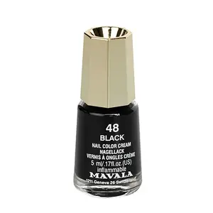 Mavala Minicolor lak na nehty - 48 Black 5 ml